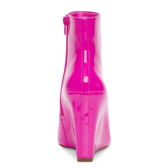 INC Womens Pink Comfort Hidden Heel Azah Pointed Toe Wedge Zip-Up Booties 10 M - Picture 2 of 9